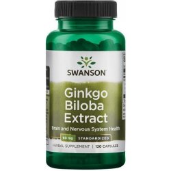 Swanson Ginkgo Biloba 60 mg 120 kapslí