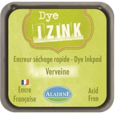 IZINK DYE Razítkovací inkoust - žlutozelená/ 8x8 cm – Zboží Mobilmania