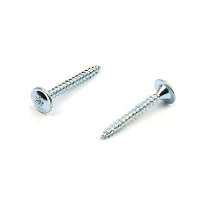 Vrut do dřeva s rámovou hlavou 3x20 mm zinek bílý – Hledejceny.cz