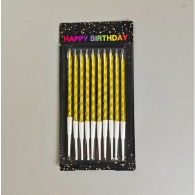 Dortisimo Svíčky spirálové zlaté – Sleviste.cz