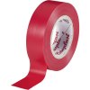 Stavební páska Coroplast izolační páska 25 m x 15 mm červená