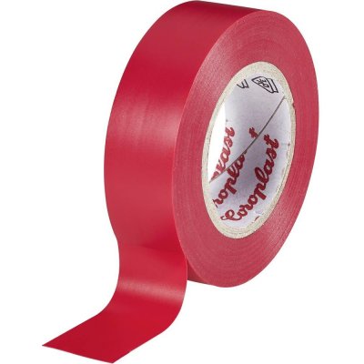 Coroplast izolační páska 25 m x 19 mm červená