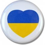 Placka Ukrajina Srdce - barevná – Sleviste.cz