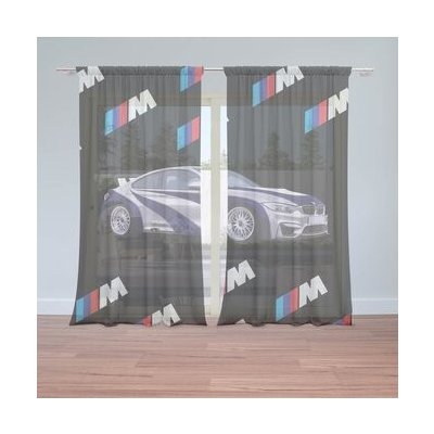 Sablio Záclony MPERFORMANCE sportovní auto: 2ks 150x250cm – Hledejceny.cz