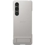 Pouzdro Sony Stand Cover Xperia 1 V 5G, šedé XQZCBDQH.ROW – Zboží Mobilmania