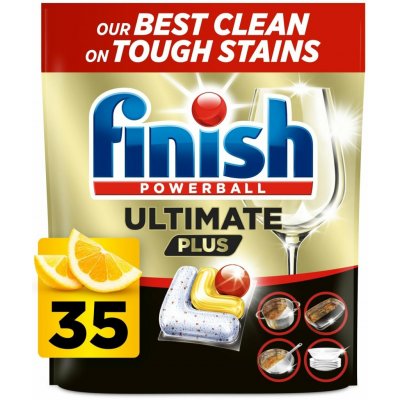 Finish Ultimate All in1 Plus Lemon kapsle do myčky 35 ks – Hledejceny.cz