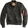 Pánská bunda Alpha Industries MA 1 TT black 191103