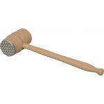 Dřevěná palička na maso Dřevotvar s kovem 33 cm – Zboží Dáma