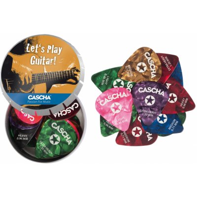 Cascha Guitar Pick Set Box Trsátko – Zboží Dáma
