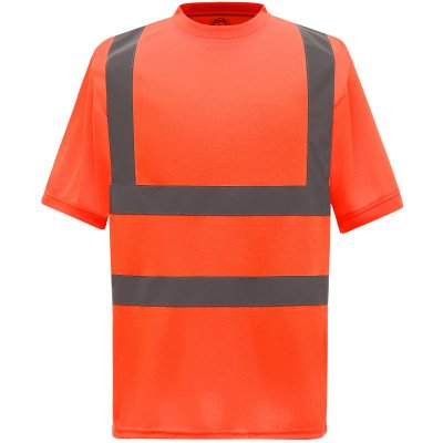 Yoko tričko HVJ410 Hi-Vis krátký rukáv výstražné hi vis oran oranžová fluorescent S – Hledejceny.cz