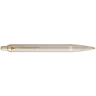 Parker 1502/3292957 IM Monochrome Champagne sada dárková sada kuličkové tužky / propisky v kazetě se zápisníkem – Zboží Živě