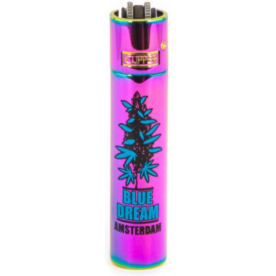 Clipper® Metal zapalovač Amsterdam Blue Dream Icy – Zboží Dáma