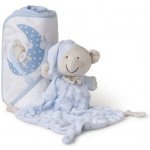INTERBABY SET OSUŠKA froté Medvídek spí PŘÍTULKA modrá – Zboží Dáma