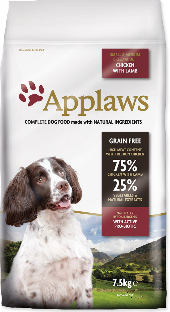 Applaws Dog Lamb Small & Medium Breed Adult 7,5 kg