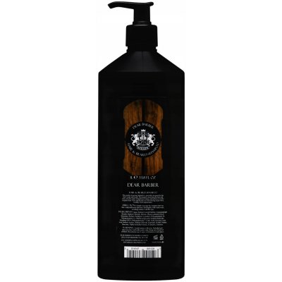 Dear Barber šampon na vlasy a vousy 1000 ml – Hledejceny.cz