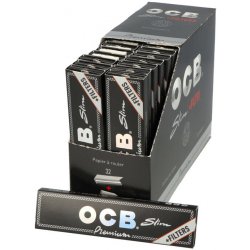 OCB cigaretové papírky premium slim king size s filtry 32 ks