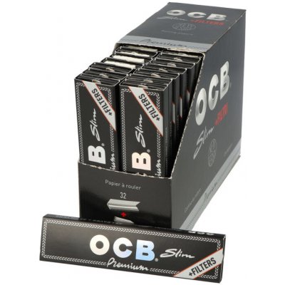 OCB cigaretové papírky premium slim king size s filtry 32 ks – Zboží Mobilmania
