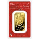 Argor-Heraeus zlatý slitek Rok Koně 2026 1 oz – Zboží Mobilmania