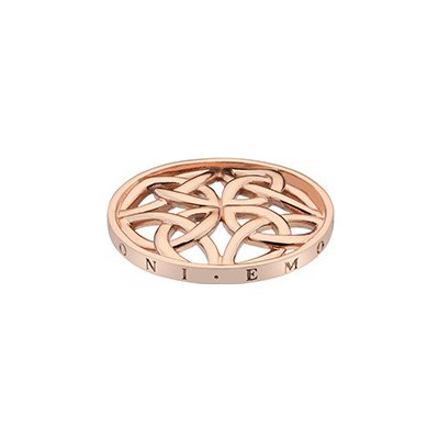 Hot Diamonds Přívěsek Emozioni Celtic Cross Rose Gold Coin EC297 – Hledejceny.cz