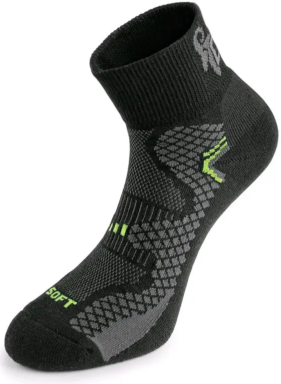 Ponožky CXS SOFT černo-žluté