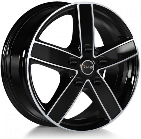 Avus Racing AC-V51 7x17 5x120 ET55 black polished