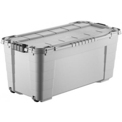 Tontarelli Úložný box 4UP s víkem a kolečky 80 l krémovo šedá 8034939ACA – Zboží Dáma