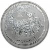 The Perth Mint Lunární série II. stříbrná mince 1 AUD Year of the Goat Rok kozy 1 Oz