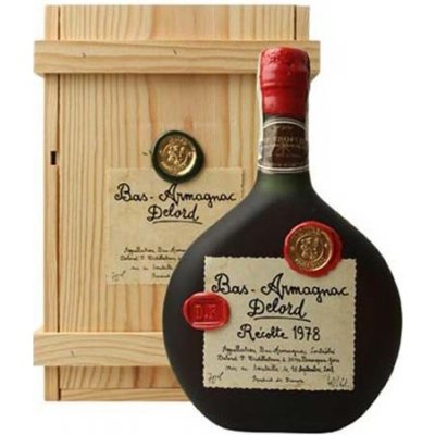 Armagnac-Delord Millésimés 1974 40% 0,7 l (kazeta) – Hledejceny.cz