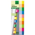 SIGEL Samolepicí záložky, 10y50 lístků, 15x50 mm, SIGEL Transparent, mix barev ,balení 500 ks 21277 – Hledejceny.cz