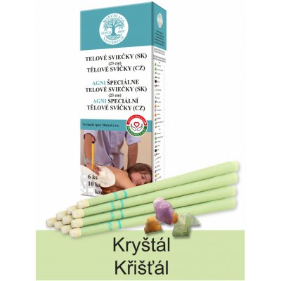 NaturheliX Tělové svíčky KRYSTAL – Zbozi.Blesk.cz