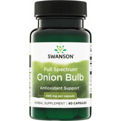 Swanson Full Spectrum Onion Bulb 400 mg 60 kapslí – Hledejceny.cz