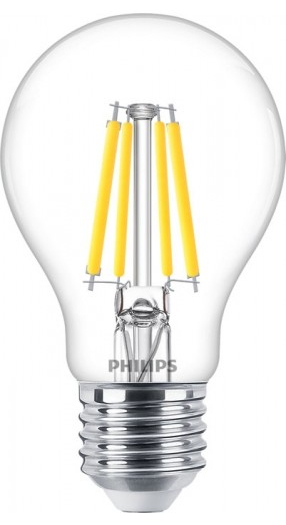 Philips 5.9-60W E27 940 A60 CL G D 806Lm stmívatelná LED žárovka MASTER Value LEDBulb