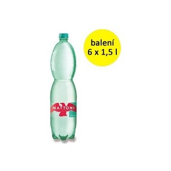 Mattoni jemně perlivá 6 x 1500 ml