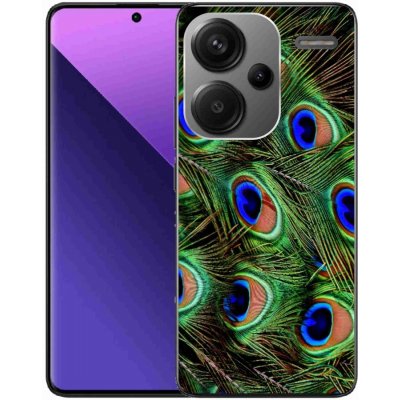 mmCase Gelové Xiaomi Redmi Note 13 Pro+ 5G - paví peří – Zboží Živě