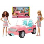 Barbie Jeep + 2 panenky – Zboží Mobilmania