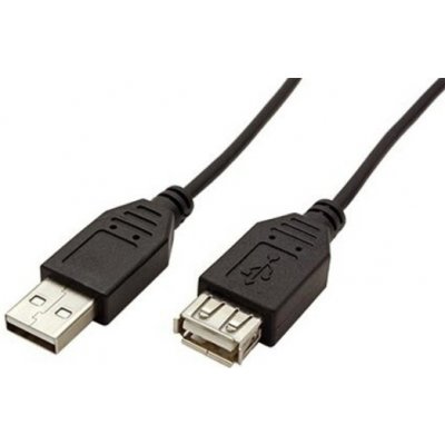 Goobay 11.92.8947 USB 2.0 prodlužovací A-A, M-F, 60cm, černý – Zboží Mobilmania