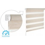 Zebra-shop Den a noc komplet Premium Krémový melír BH 13 150x42 cm vpravo – Zboží Mobilmania