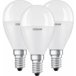 Osram 3PAK LED žárovka LED E14 P45 7W = 60W 806lm 3000K Teplá bílá 200° VALUE – Hledejceny.cz