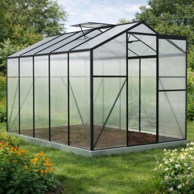 BestBerg BBGH-1006B 5,95 m² 313 × 190 × 194 cm černá – Zboží Mobilmania