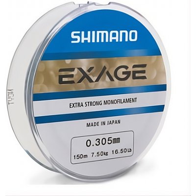 Shimano Line Exage Steel grey 300 m 0.205 mm 3.4 kg – Hledejceny.cz