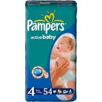 Pampers Active baby 4 54 ks – Hledejceny.cz