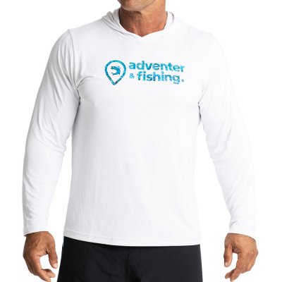 Adventer & Fishing Funkční Hoodie UV Tričko White Bluefin – Zboží Dáma