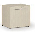 Primo Kancelářská skříň s dveřmi WOOD, 735 x 800 x 640 mm, bříza – Zboží Dáma