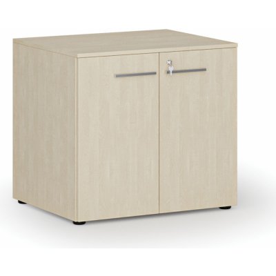 Primo Kancelářská skříň s dveřmi WOOD, 735 x 800 x 640 mm, bříza – Zboží Dáma