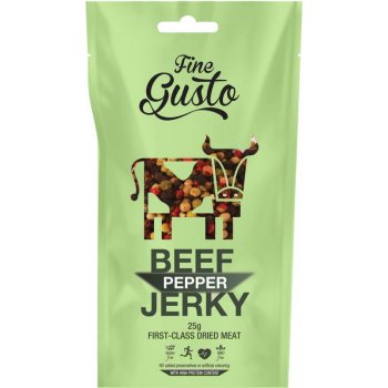 Fine Gusto Hovězí jerky pepř 25 g