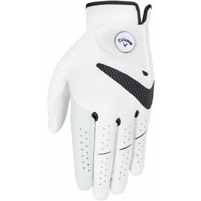 Callaway SynTech Mens Golf Glove Bílá Pravá M – Zboží Dáma