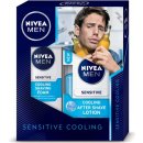 Nivea Sensitive Cooling pěna na holení 200 ml + Sensitive Cooling voda po holení 100 ml dárková sada