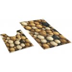 Bellatex Koupelnová 3D tisk sada dřevěné koule 60 x 100 60x50 cm WC – Zboží Mobilmania