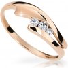 Prsteny Zodiax Zlatý dámský prsten se zirkony 1835 růžové zlato
