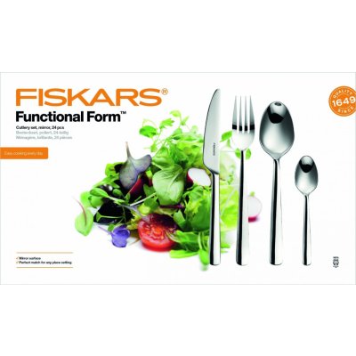 Fiskars souprava příborů Functional Form lesklé provedení 24 ks